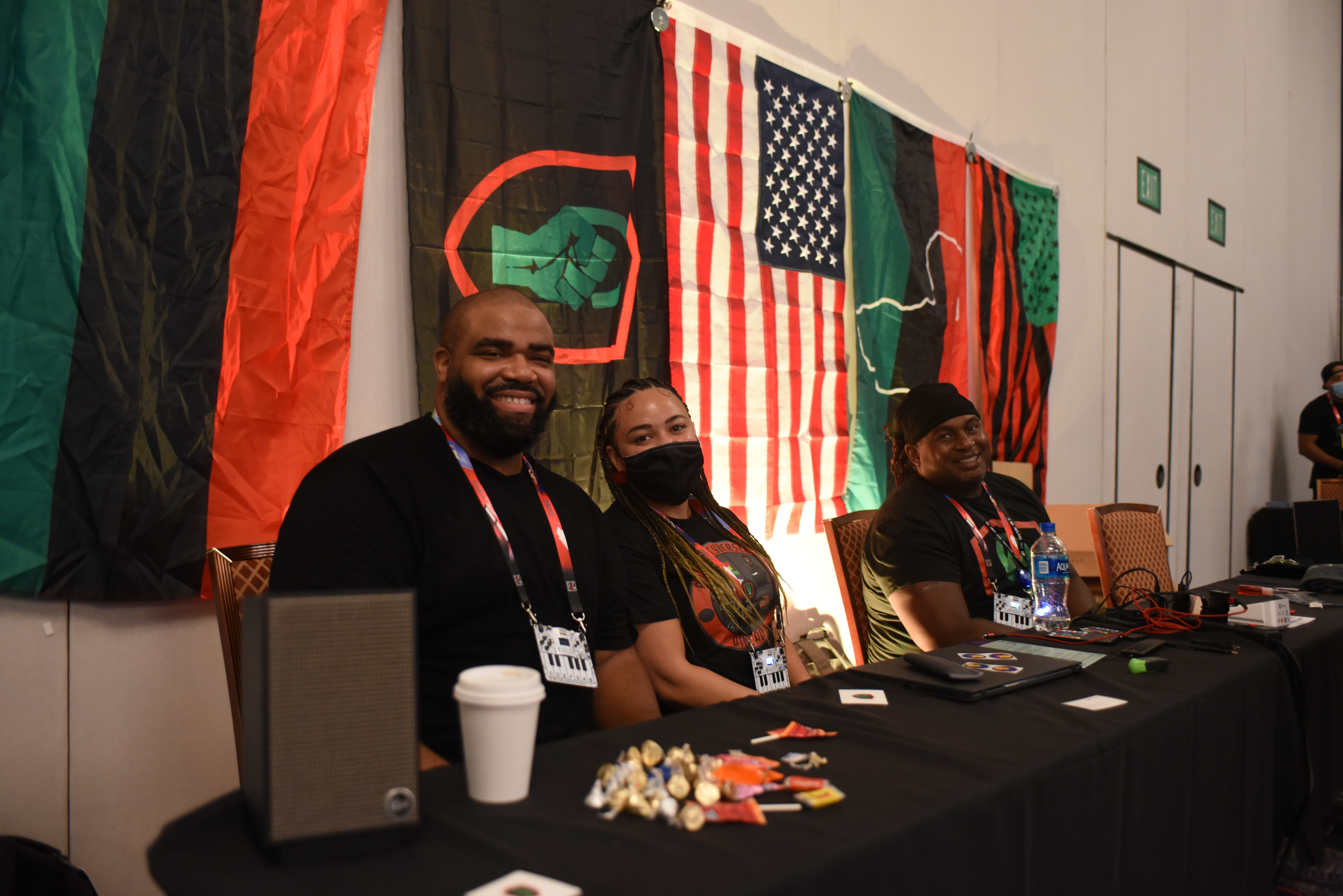 blacks in cybersecurity panelists at def con